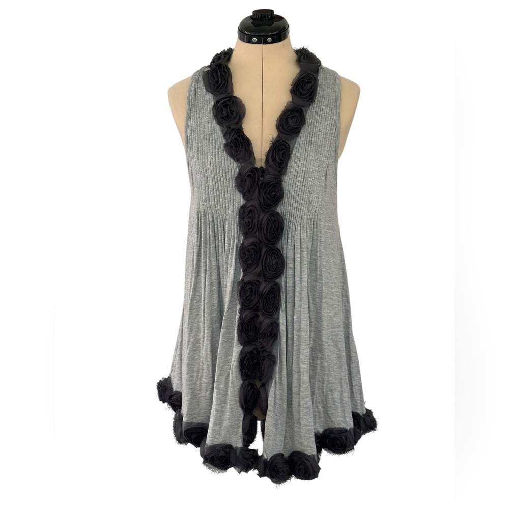 Grey Y2K Awake Couture Vest Top